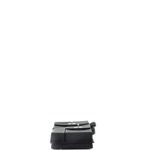 Pre-owned Hermes Hermes Kelly Multi Pocket To Go Pouch Epsom In Black