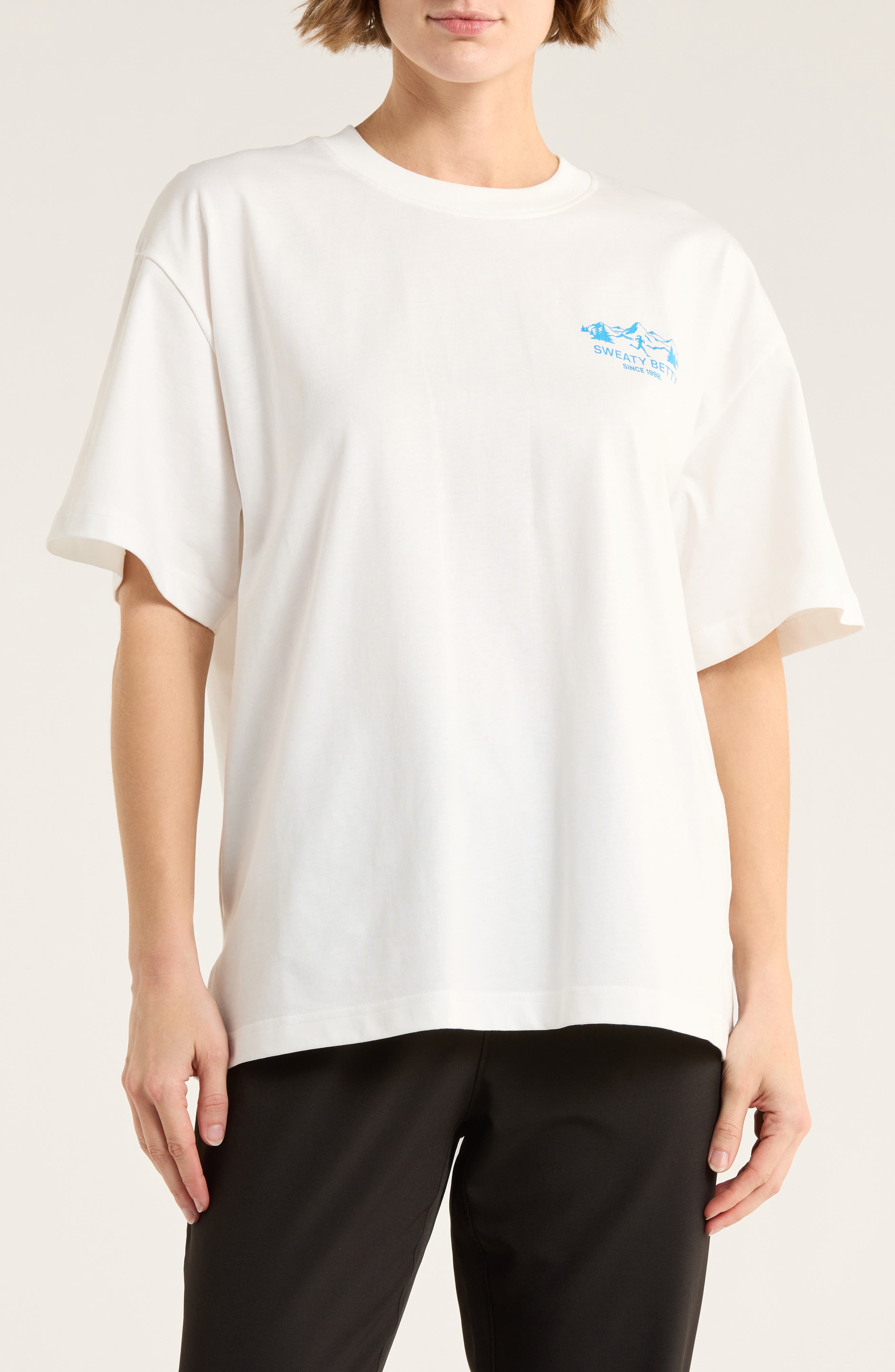 Sweaty Betty Explore More Organic Cotton Graphic T-Shirt