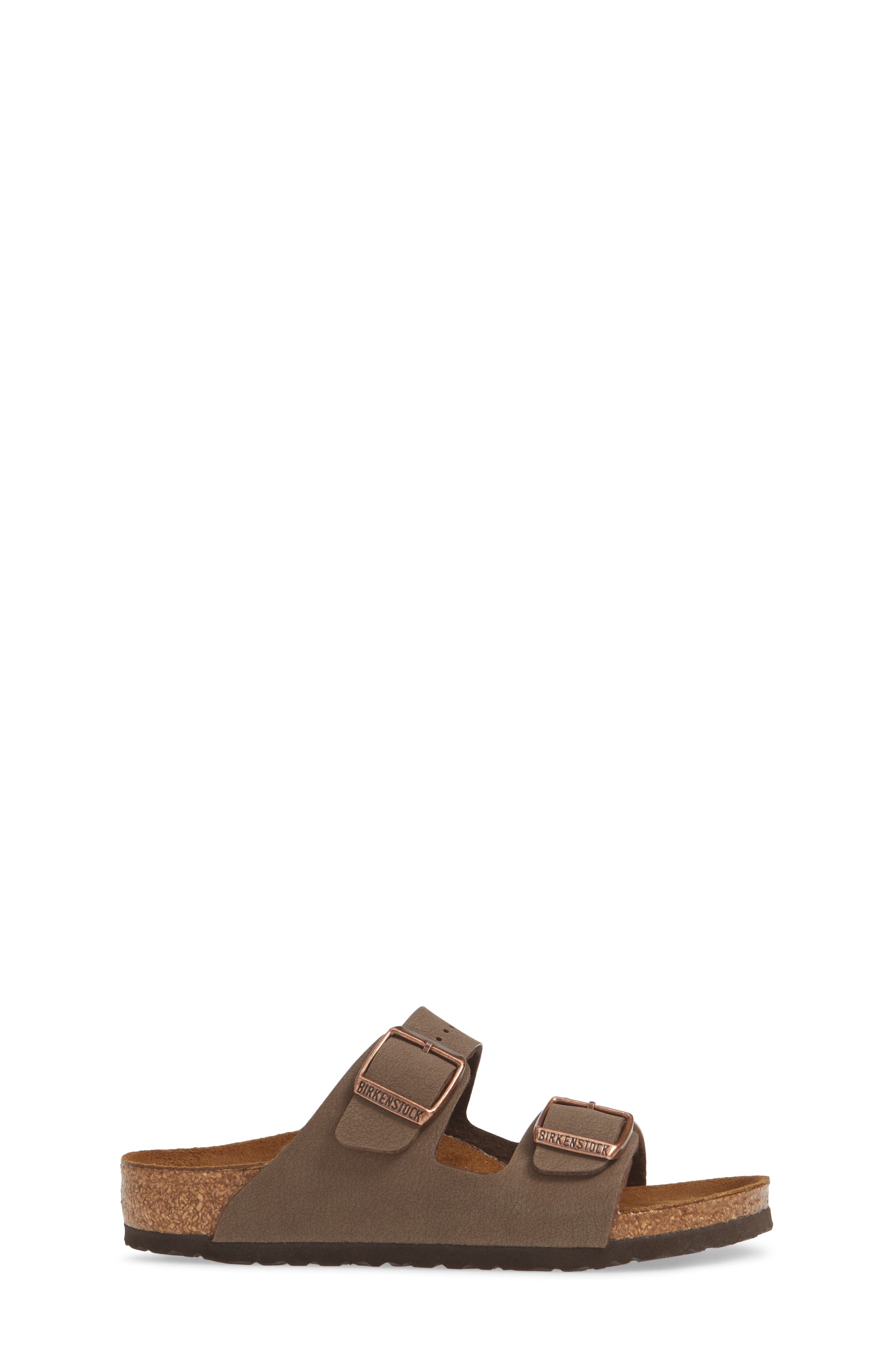 Birkenstock Kids' Arizona Slide Sandal, Alternate, color, Brown