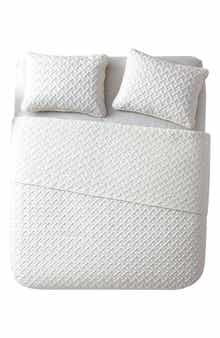 VCNY HOME Nina Embossed Basketweave Quilt Set - Twin