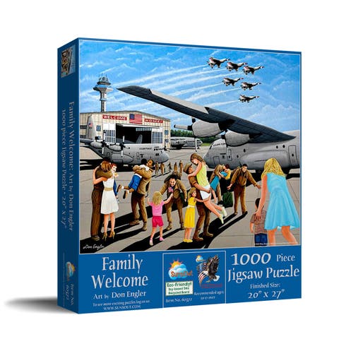Family Welcome 1000 piece Jigsaw Puzzle for Adults