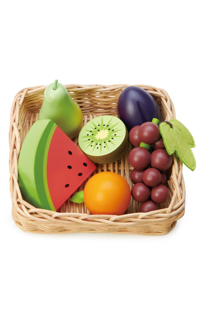 Tender Leaf Toys Fruity Basket, Main, color, Multi