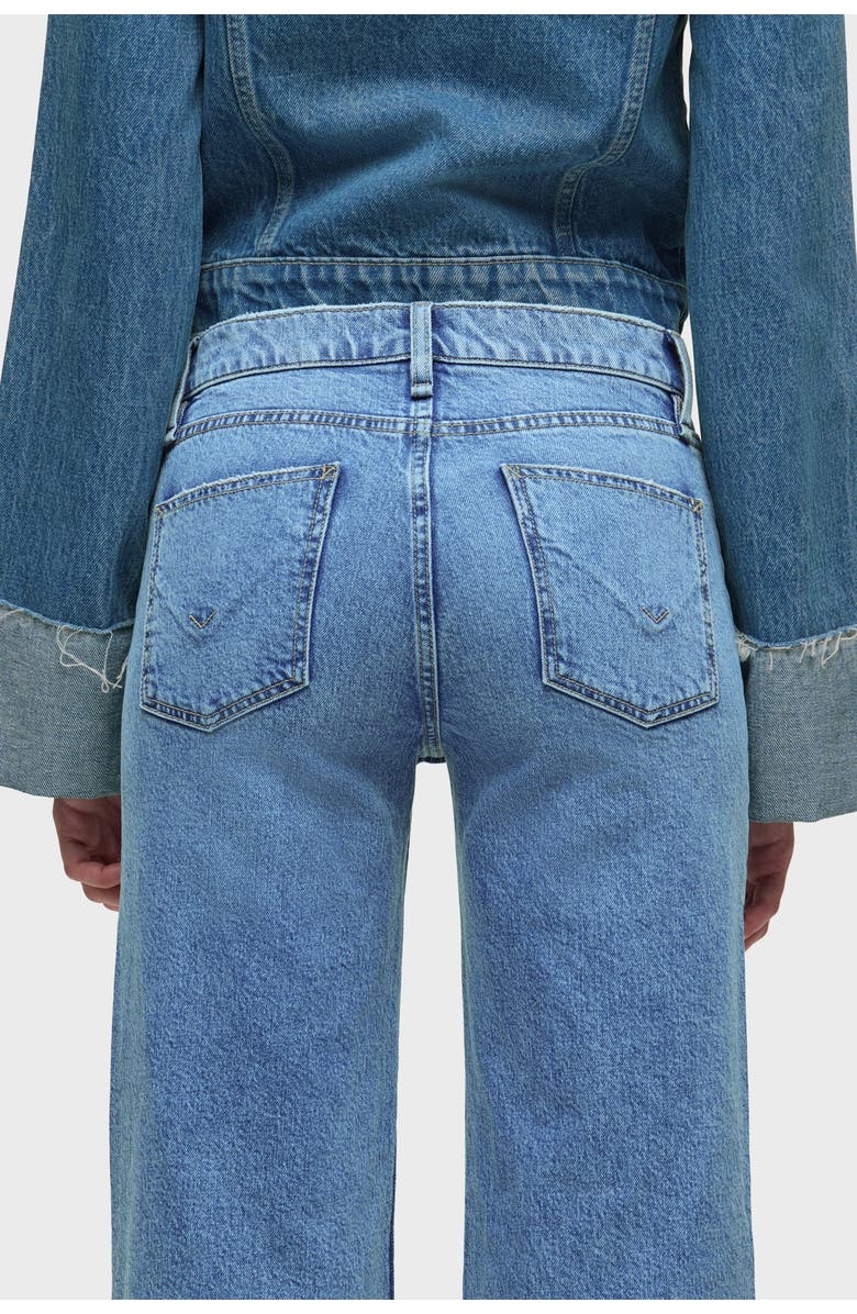 Hudson Jeans Rosie High-Rise Wide Leg Ankle Raw Hem, Alternate, color, Express
