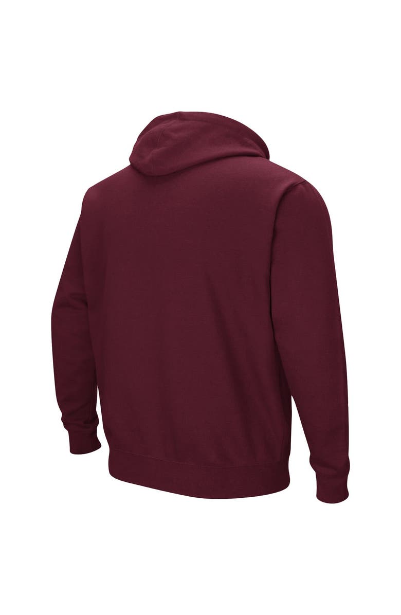 COLOSSEUM Men's Colosseum Maroon Missouri State University Bears Arch and Logo Pullover Hoodie, Alternate, color, Maroon