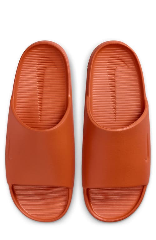 Nike Calm Slide Sandal In Orange