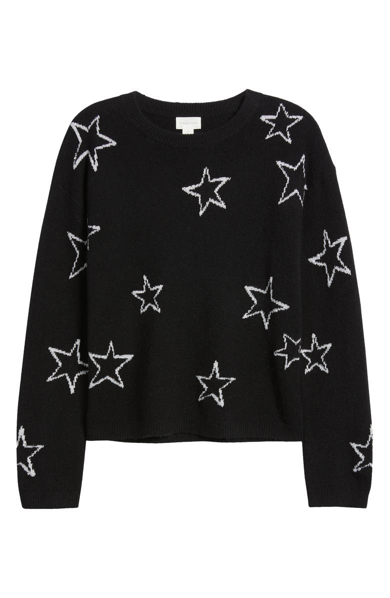 Caslon<sup>®</sup> Star Jacquard Sweater, Alternate, color,