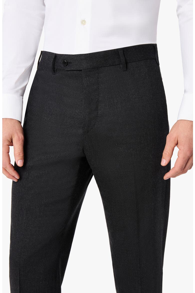 Devon Stretch Wool & Cashmere Trousers, Alternate, color, BLACK