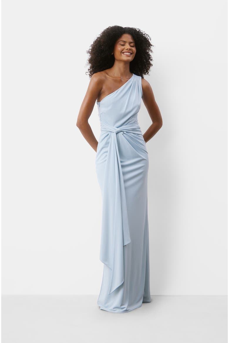 Andie One Shoulder Stretch Maxi Dress, Alternate, color, Pale Blue