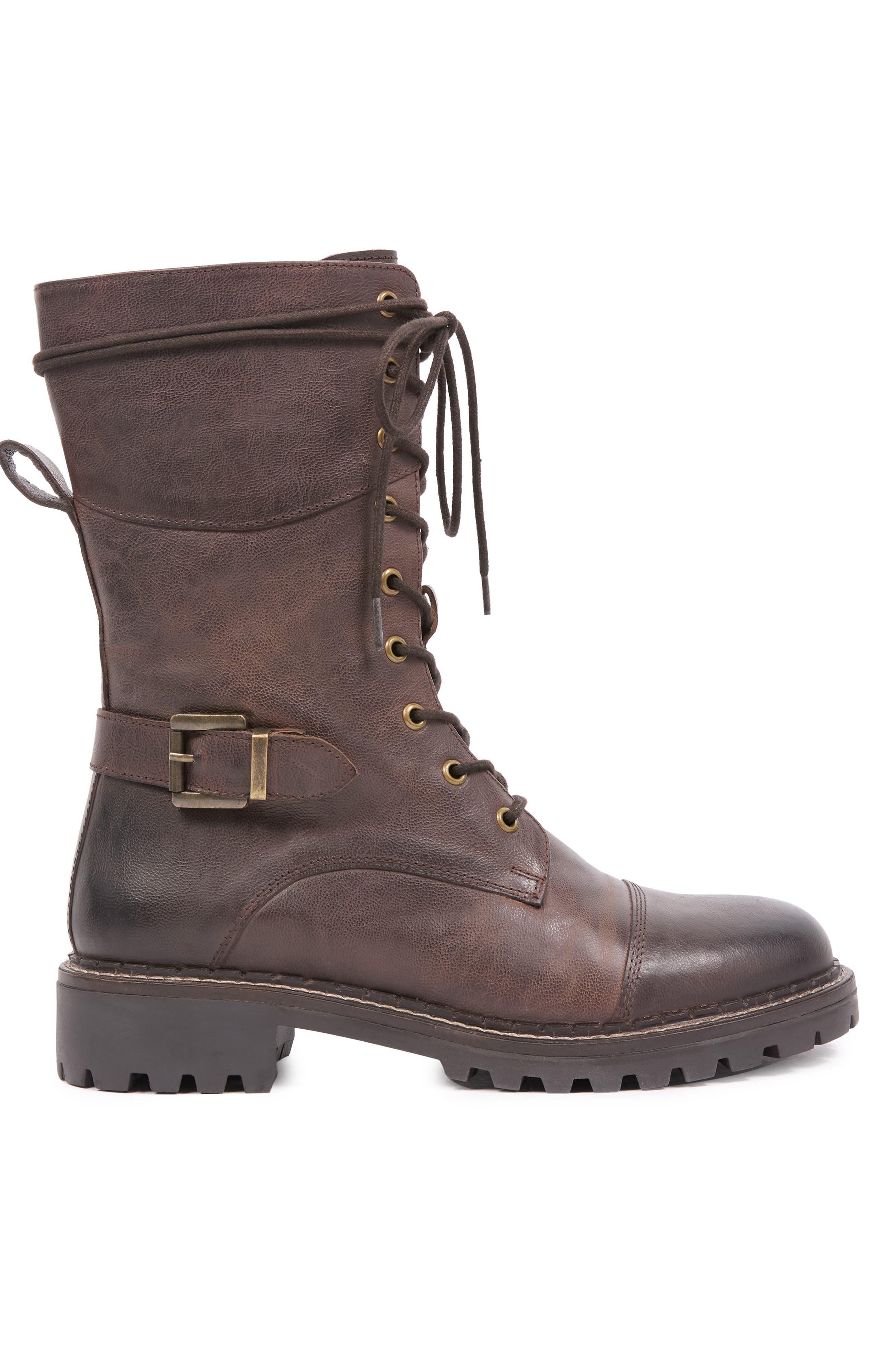 Celtic & Co. Tall Ankle Lace Up Boot, Alternate, color, 