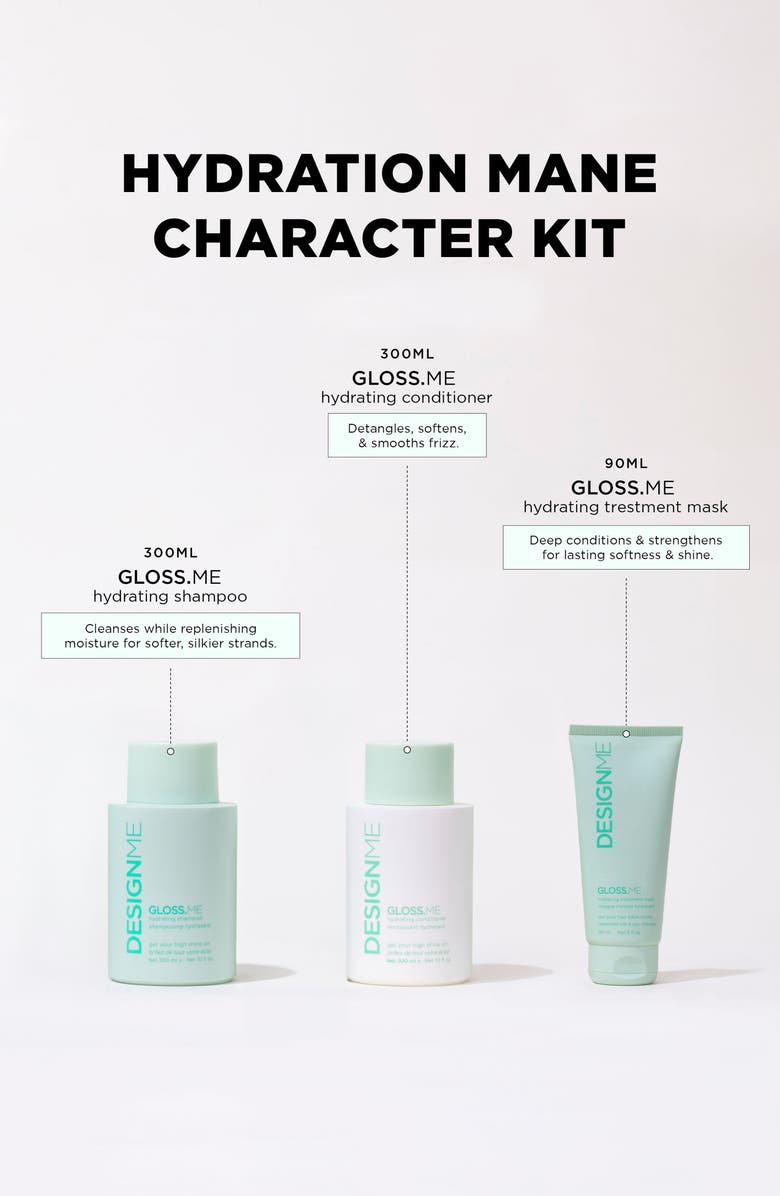 DESIGNME GLOSS.ME Mane Character Hydration Set $72 Value, Alternate, color,