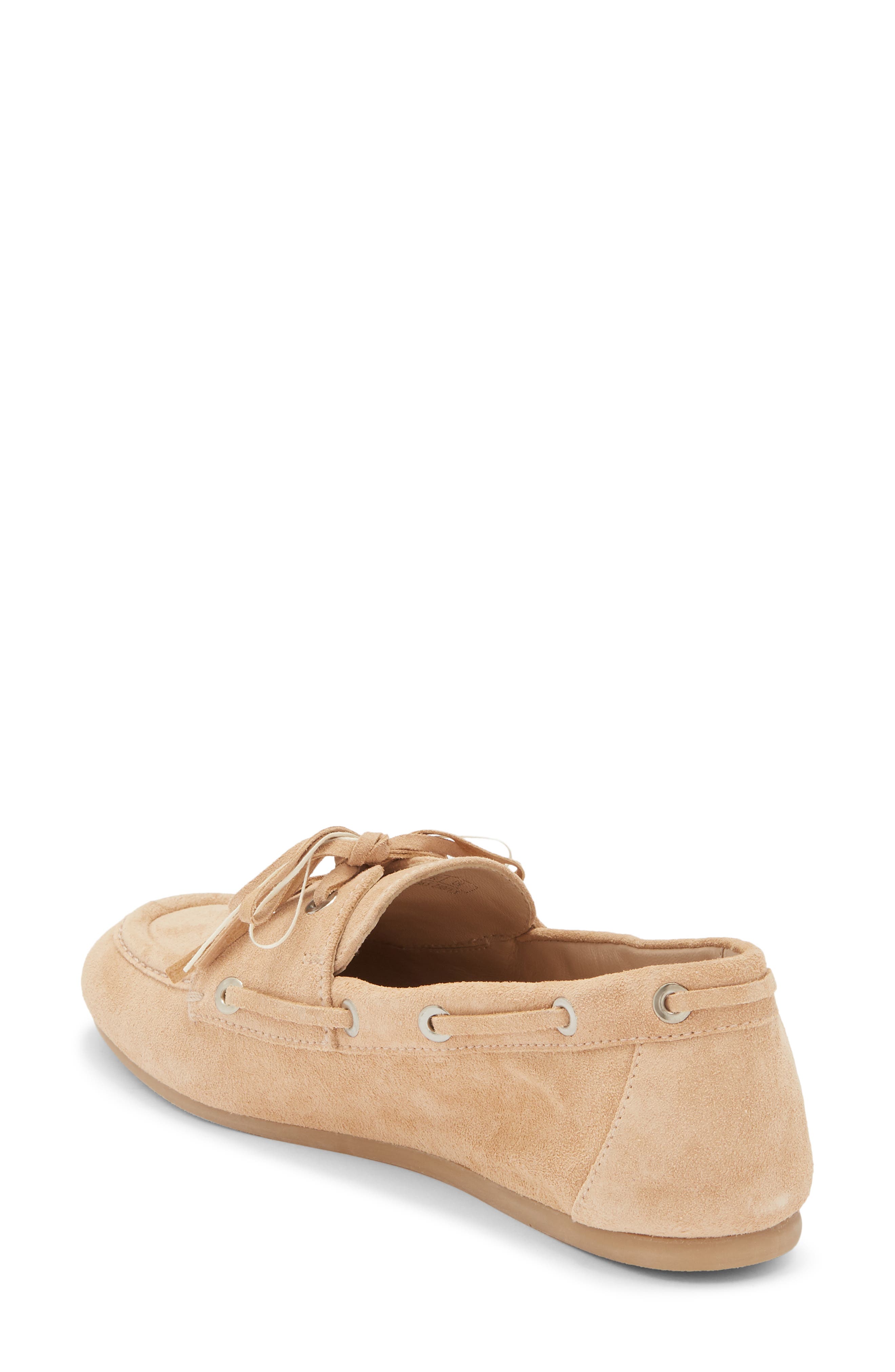 Stuart Weitzman Tinsley Moc Toe Loafer, Alternate, color, Adobe