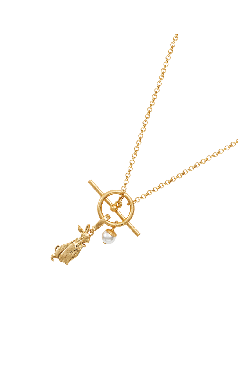 Fable England x Peter Rabbit Flopsy Necklace, Alternate, color, Gold