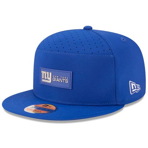 Men's New Era Royal New York Giants 2025 Sideline  Split Panel 9FIFTY Snapback Hat
