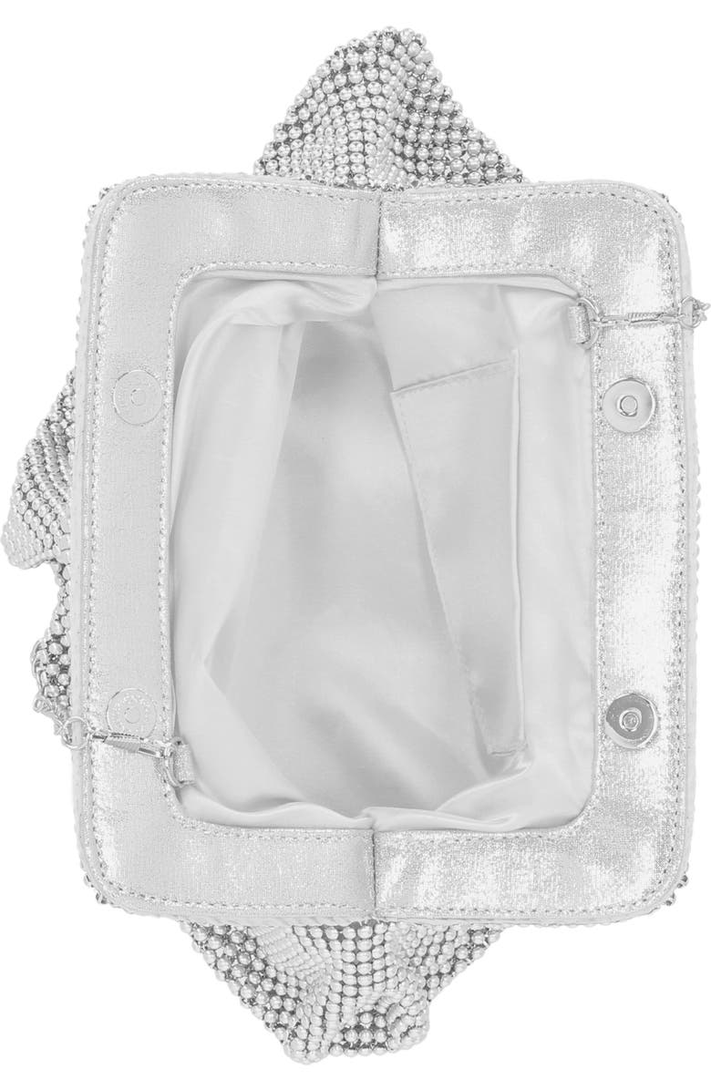 Jessica McClintock Lorana Clutch, Alternate, color, Silver