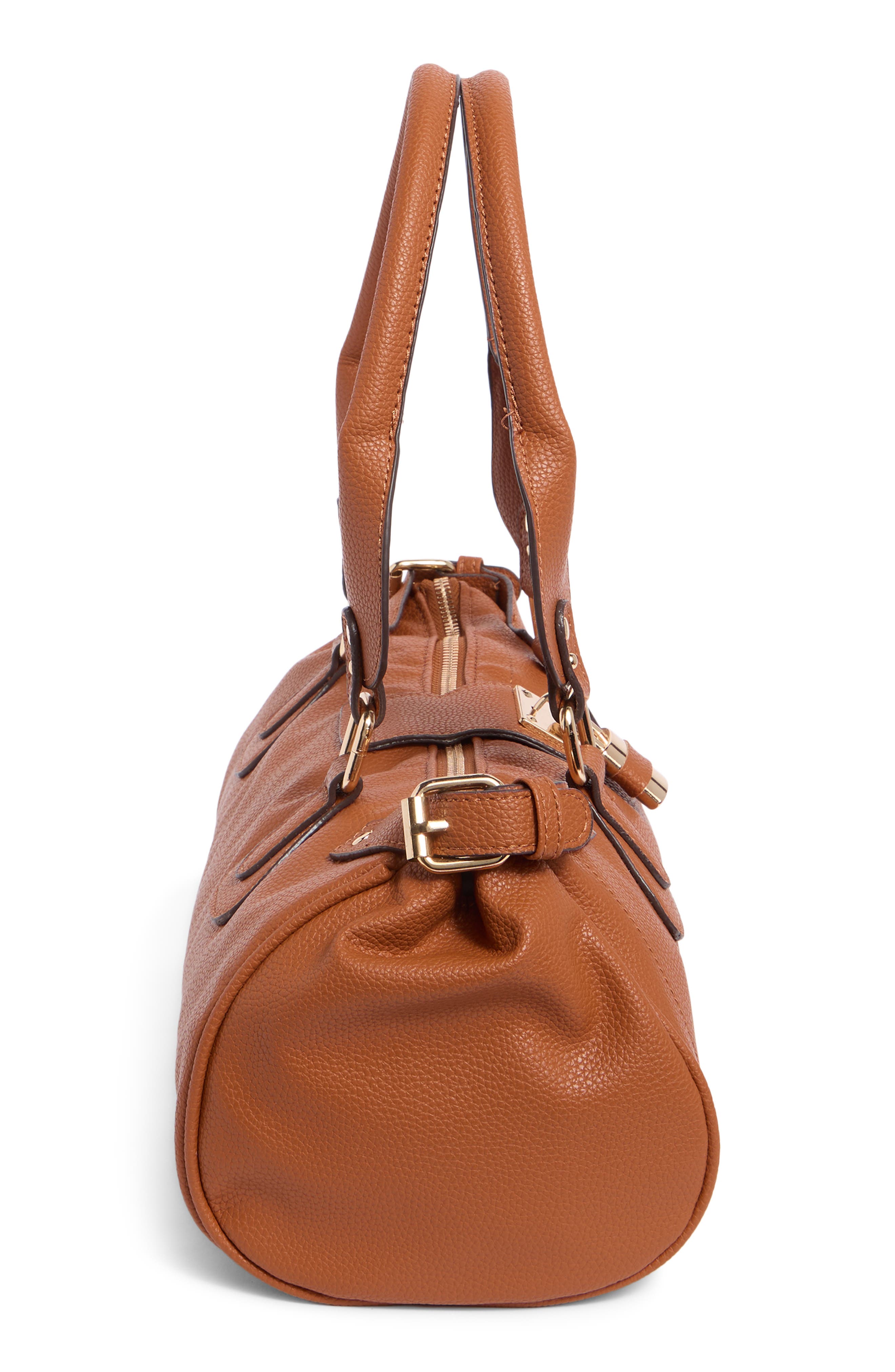 East/West Top Handle Bag, Alternate, color, COGNAC