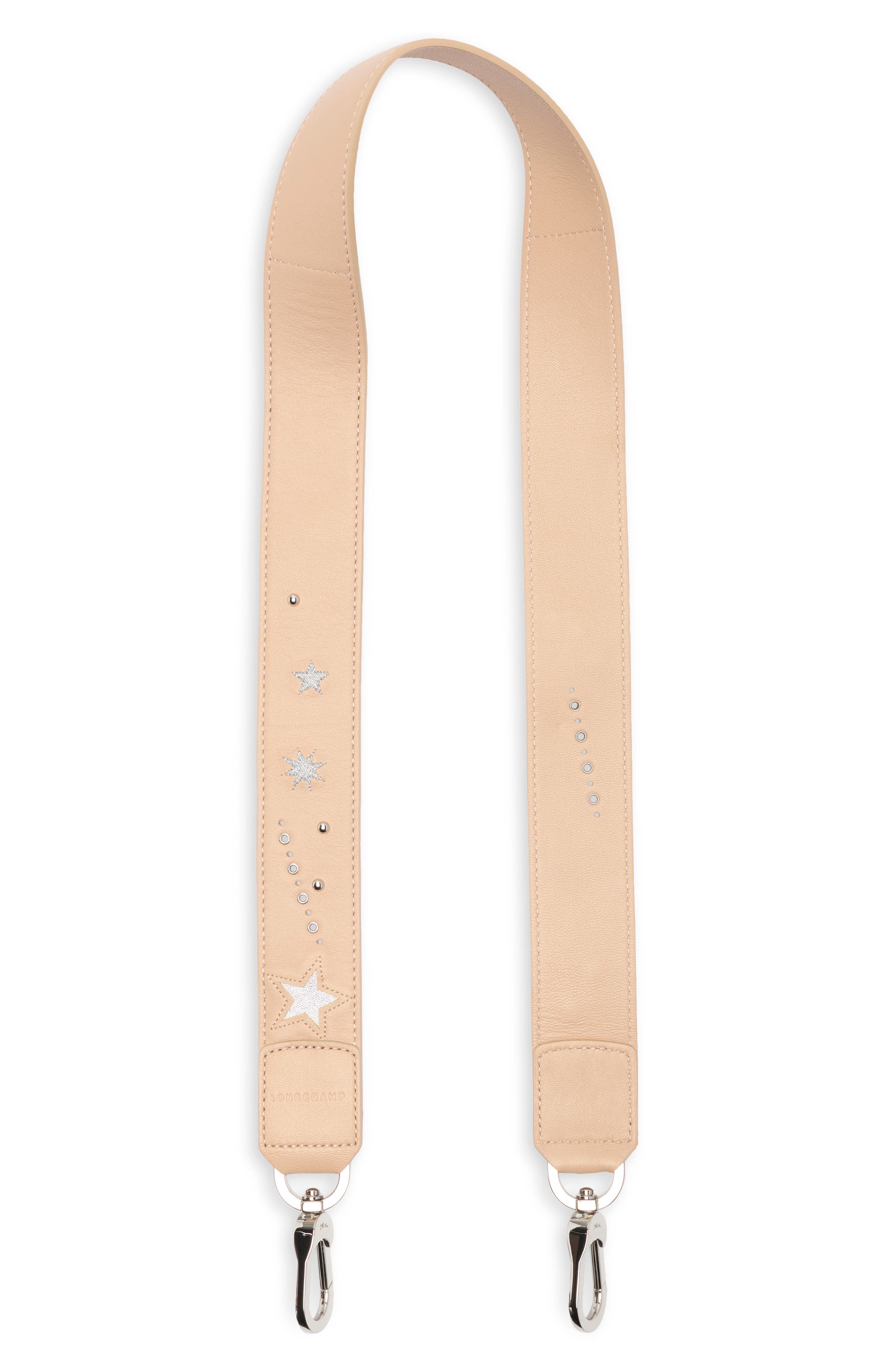 Longchamp Star Leather Shoulder Strap