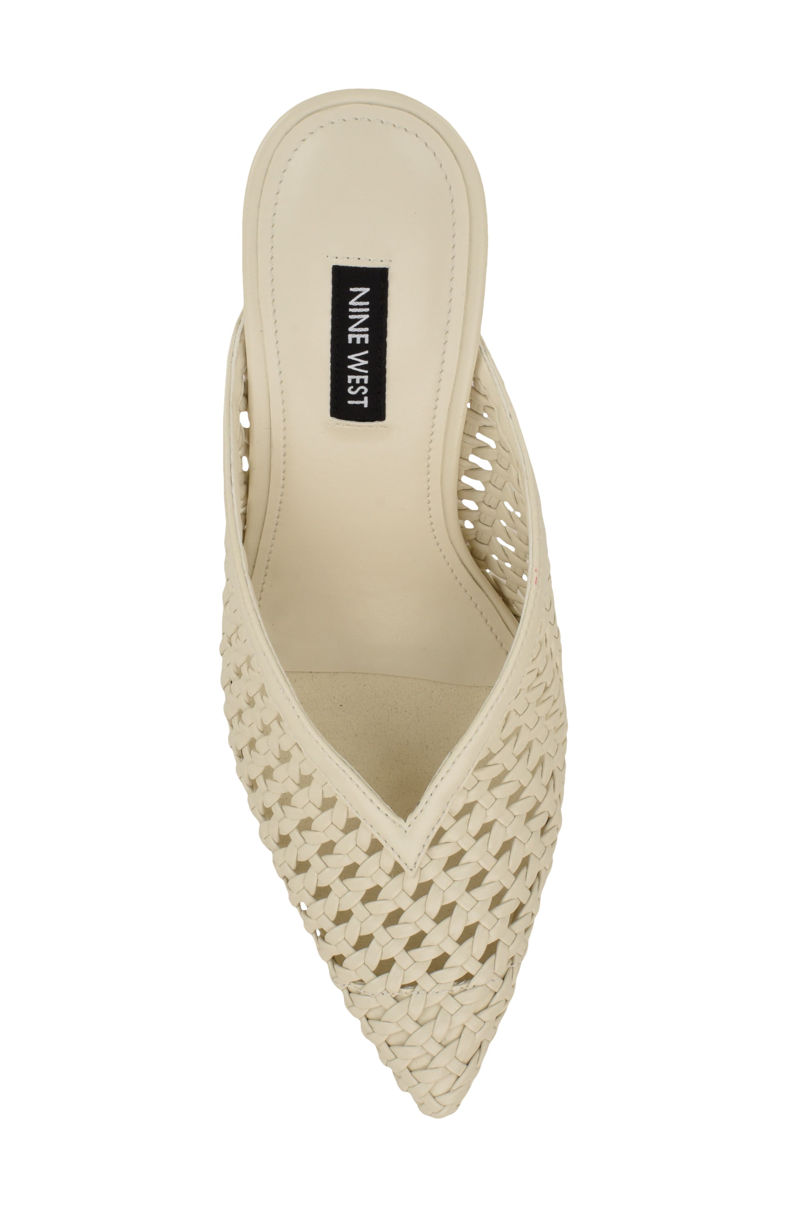 Grasso Woven Mule, Alternate, color, IVORY