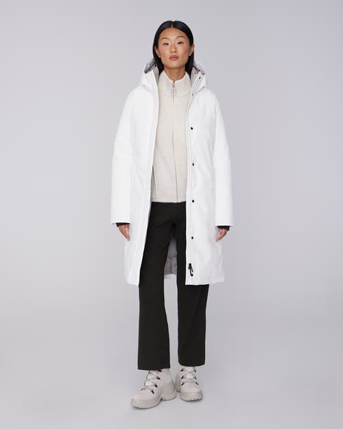 Quartz Co. Fermont | Hooded Down Winter Jacket In Ivory