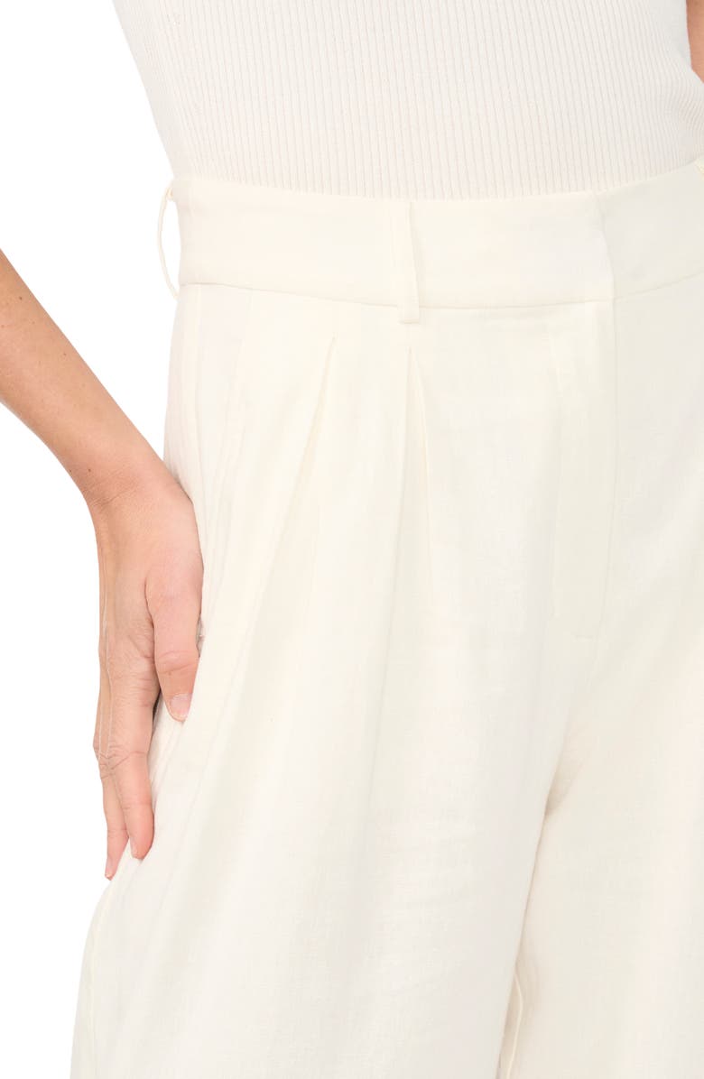 Ted Baker Beatrice Wide Leg Linen Blend Pants, Alternate, color, 