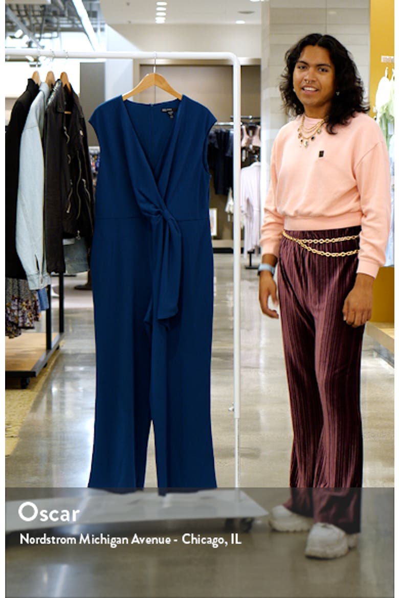 Sleeveless Stretch Jersey Jumpsuit video