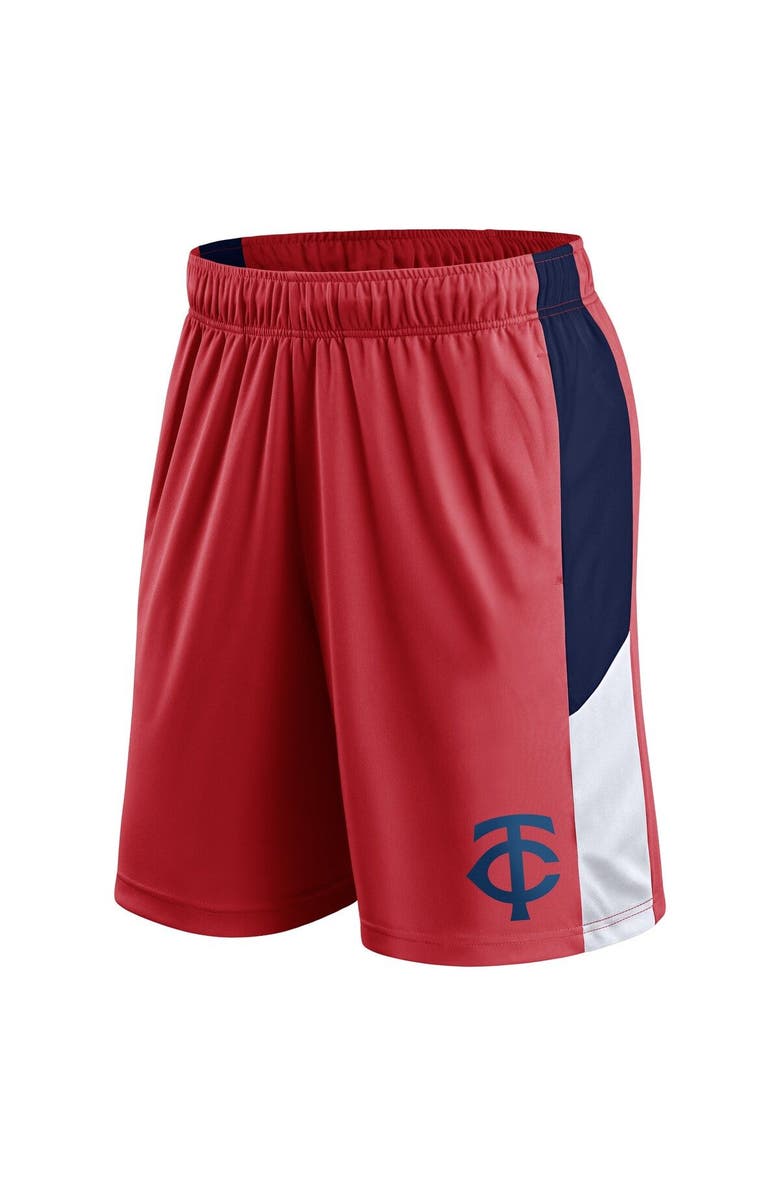 FANATICS Men's Fanatics Branded Red Minnesota Twins Primary Logo Shorts, Alternate, color, 