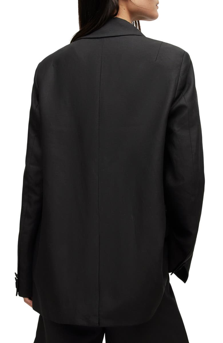 AllSaints Petra Double Breasted Blazer, Alternate, color,
