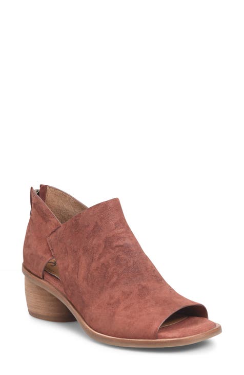 Open toe booties on sale