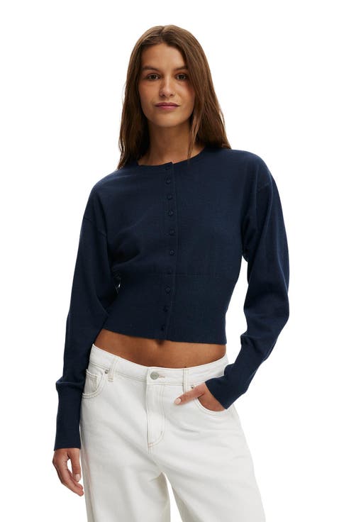 Women's Sara Button Cardigan