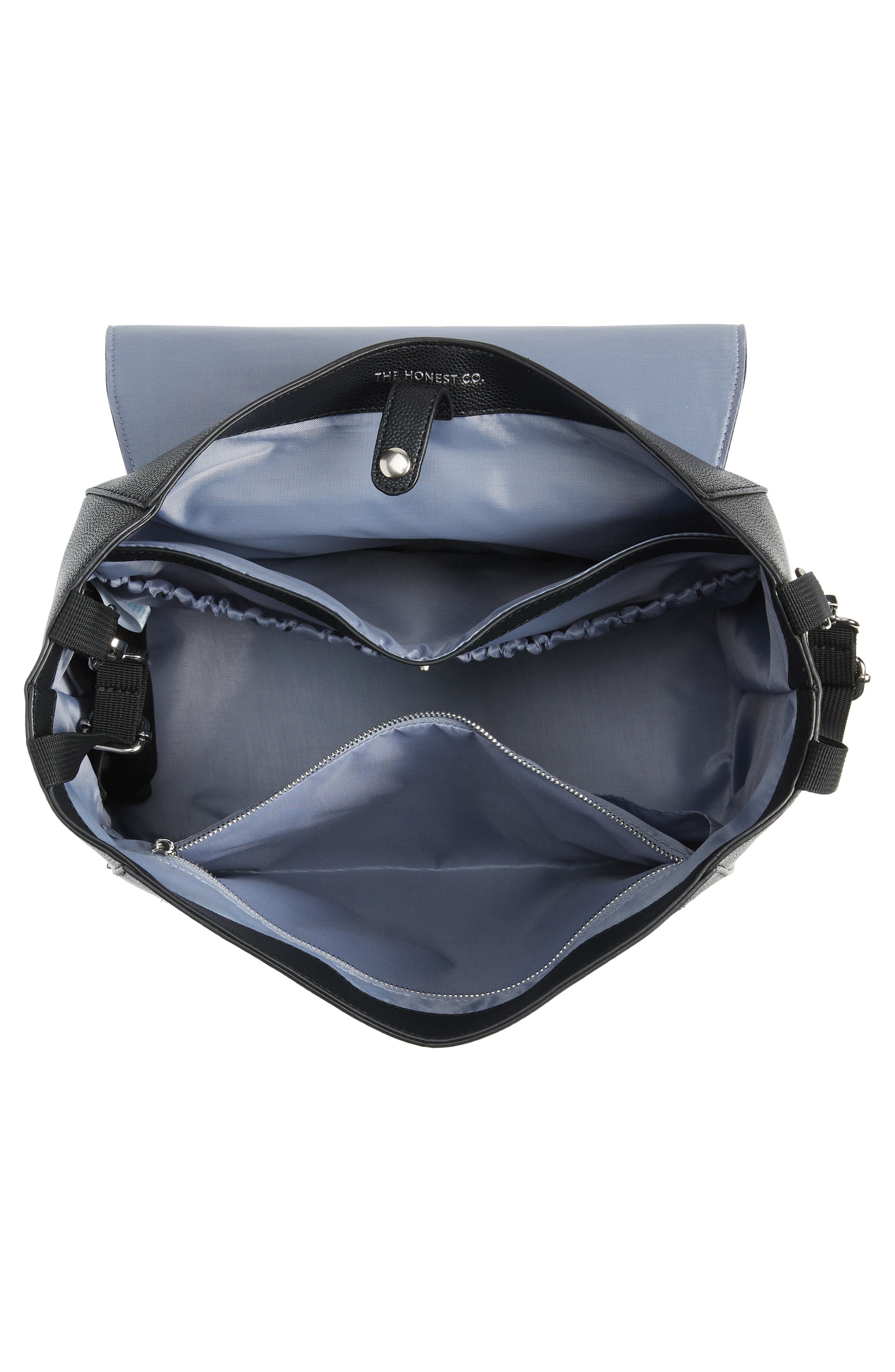 The Honest Company Convertible Faux Leather Diaper Tote, Alternate, color, 