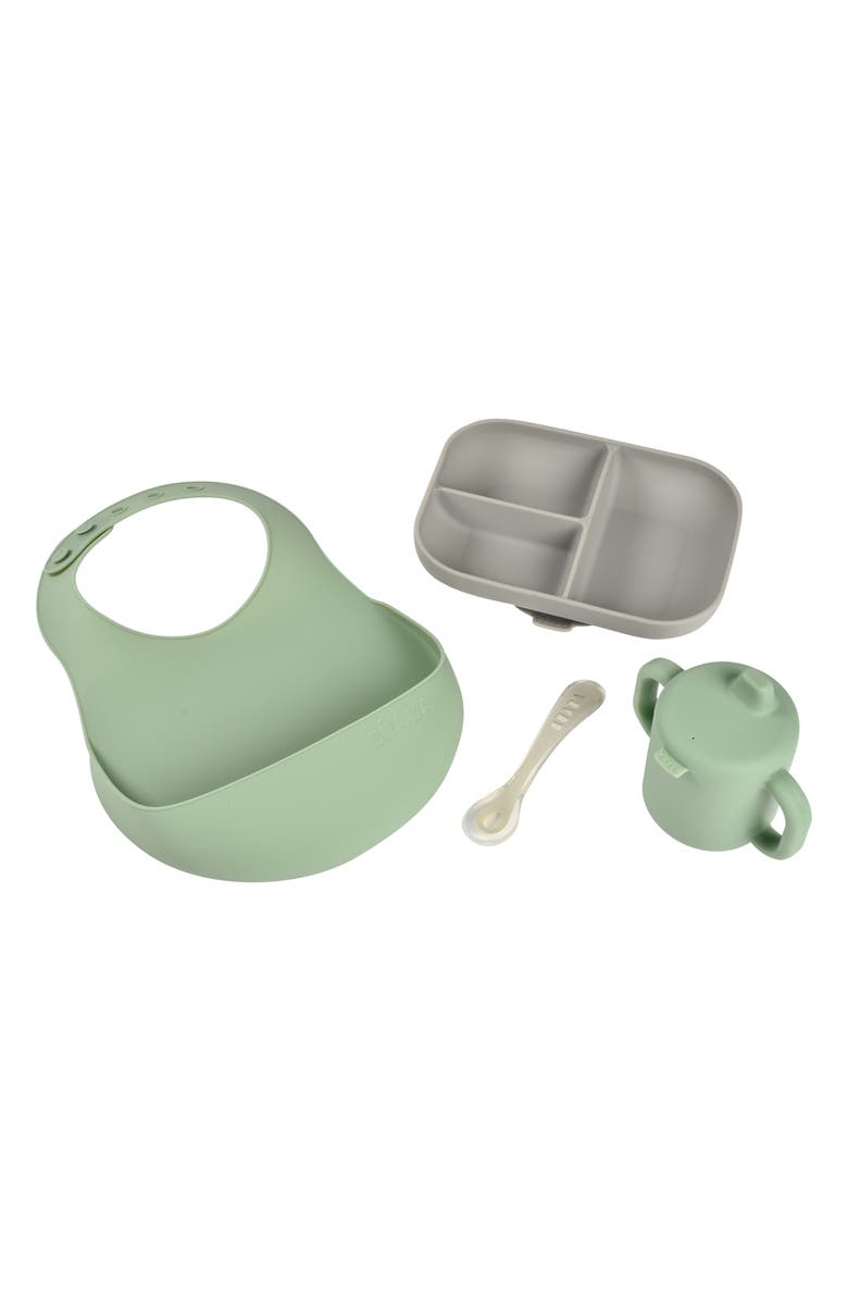 BEABA 4-Piece Silicone Meals Essentials Set, Main, color, 