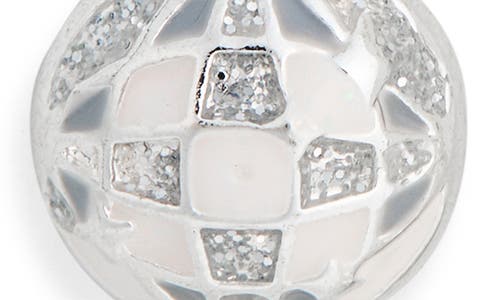 Leith Disco Ball Drop Earrings In Silver