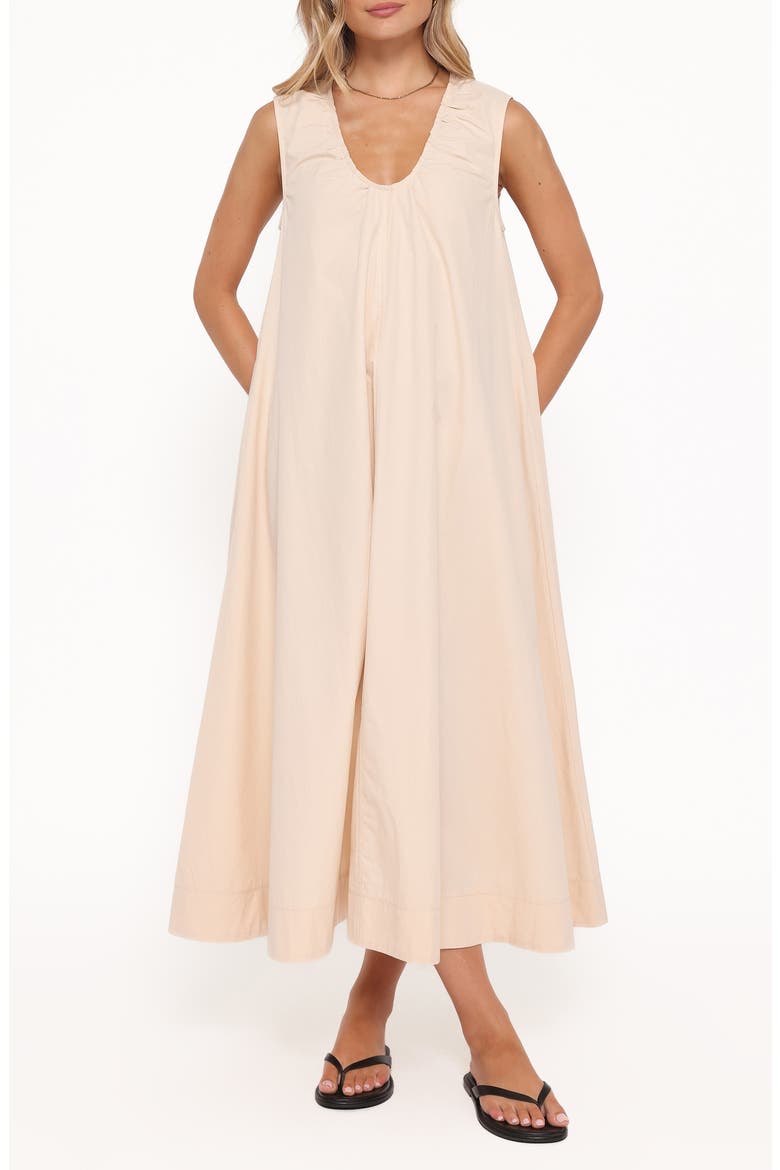 Laurita Cotton Maxi Dress, Main, color, OATMEAL