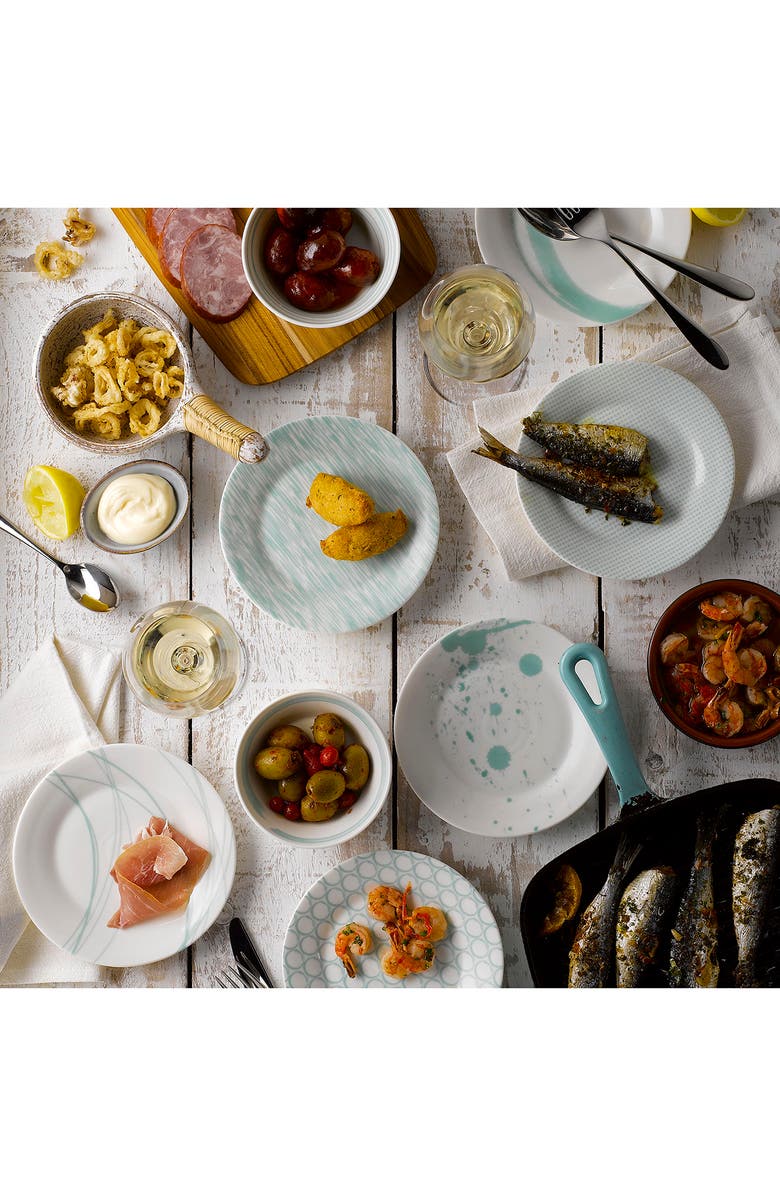 Royal Doulton Pacific Mint Dots Set of 6 Mugs, Alternate, color, 