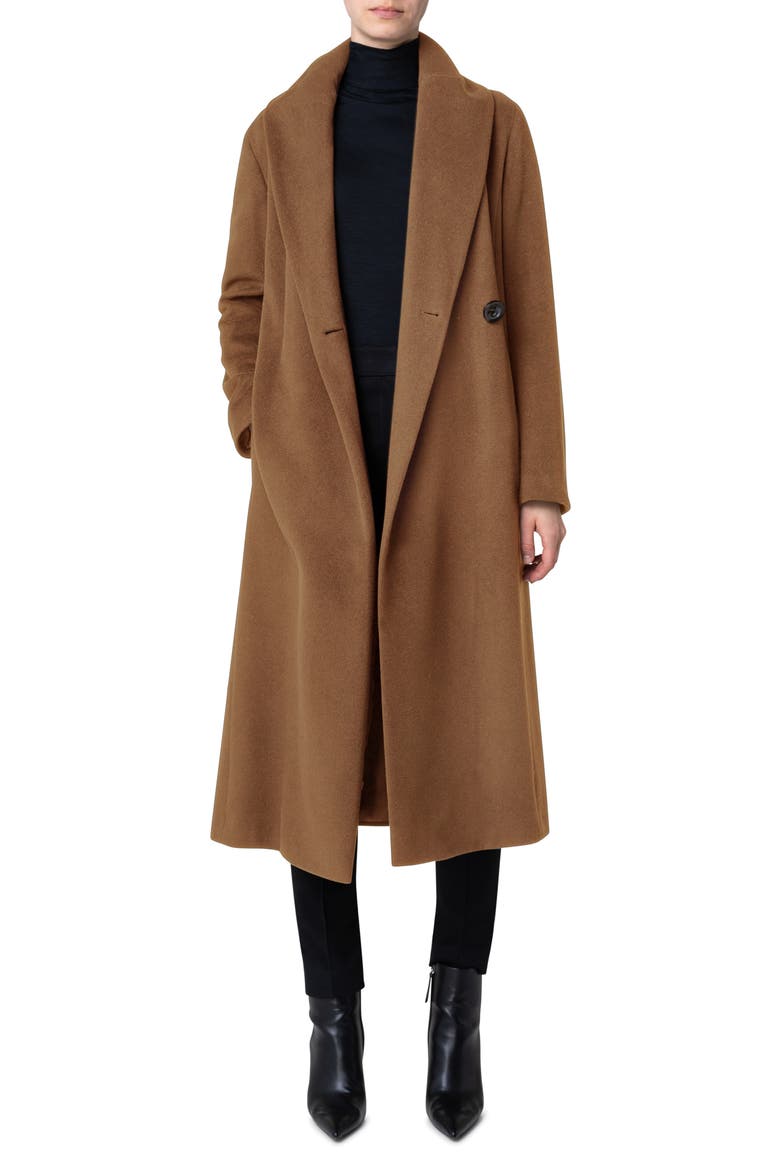 Wool Blend Coat, Main, color, MALT
