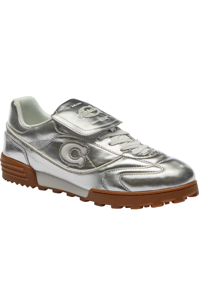 COACH Match Sneaker, Main, color, Silver