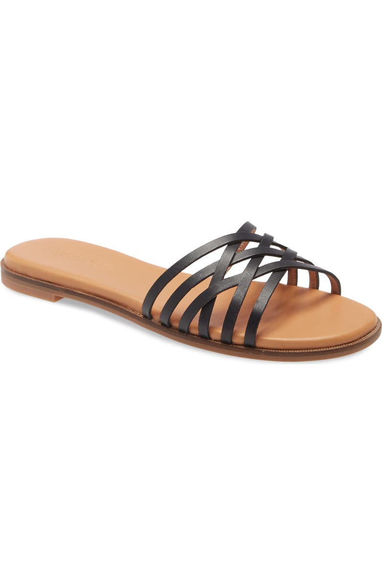 Madewell The Tracie Crisscross Slide Sandal, Main, color,