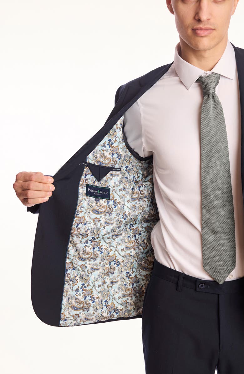 PAISLEY & GRAY Dover Slim Fit Blazer, Alternate, color, Navy Blues