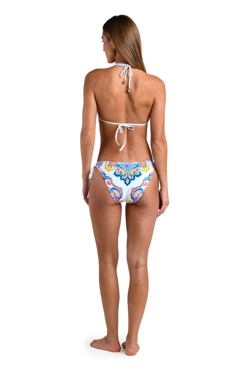 Sunshine 79 Butterfly High Tie Side Bikini Bottoms, Alternate, color, White Multi