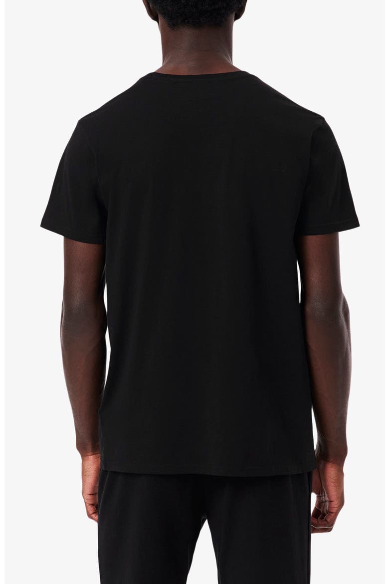3-Pack Cotton Crewneck T-Shirts, Alternate, color, BLACK