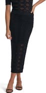 Favorite Daughter The Courtside Pattern Maxi Sweater Skirt