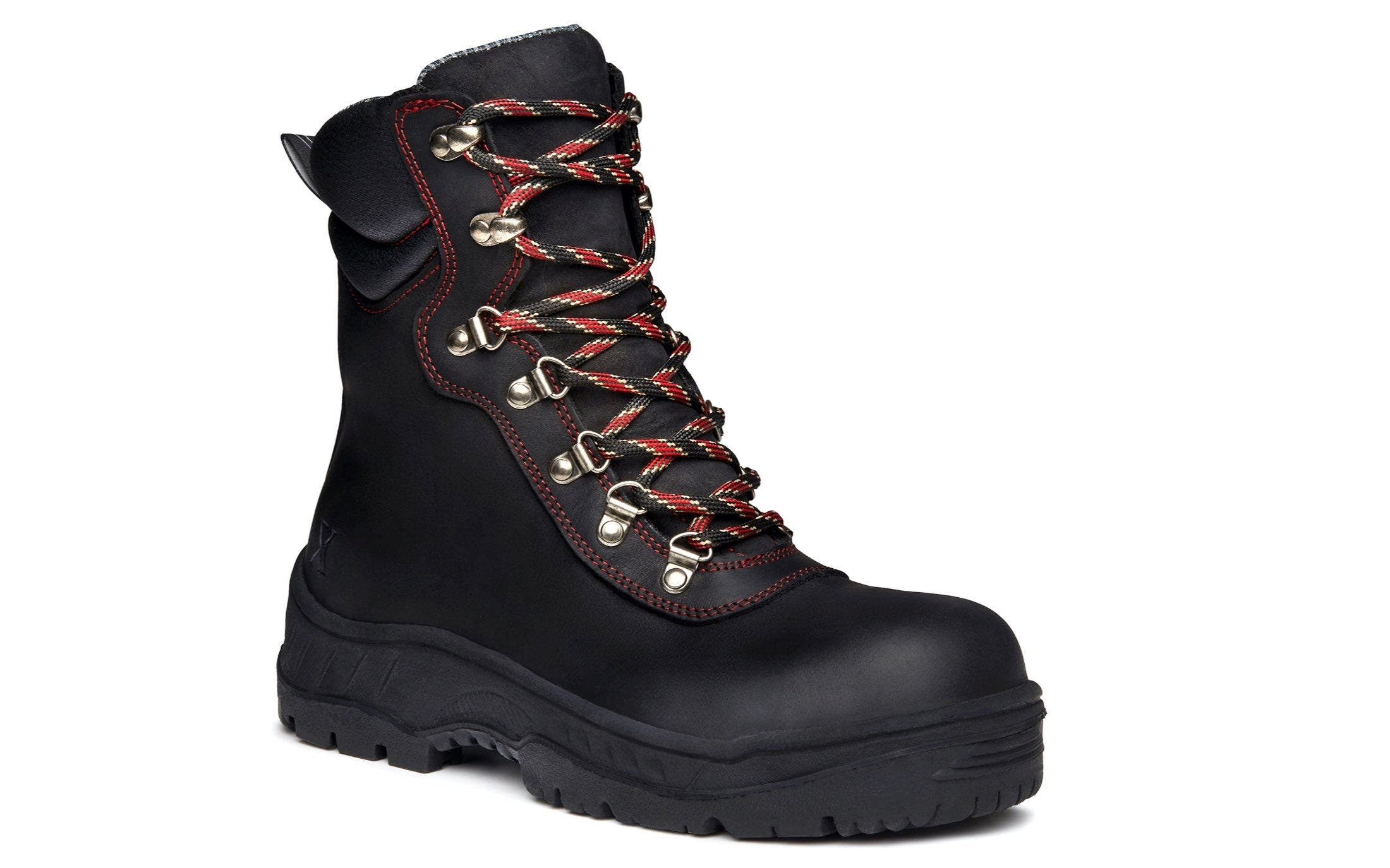 Xena Workwear Horizon Lace Up Alloy Toe Safety Boot, Alternate, color, Carbon Black