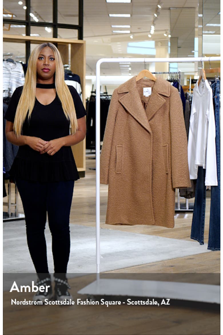 Bouclé Swing Coat video