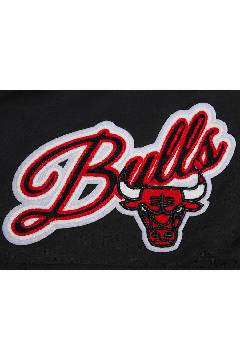Women's Pro Standard  Black Chicago Bulls Script Woven Shorts, Alternate, color, Black