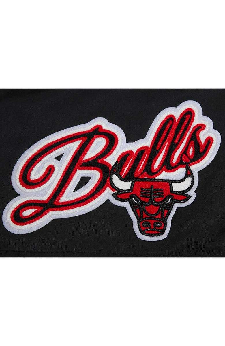 PRO STANDARD Women's Pro Standard Black Chicago Bulls Script Woven Shorts, Alternate, color, Black