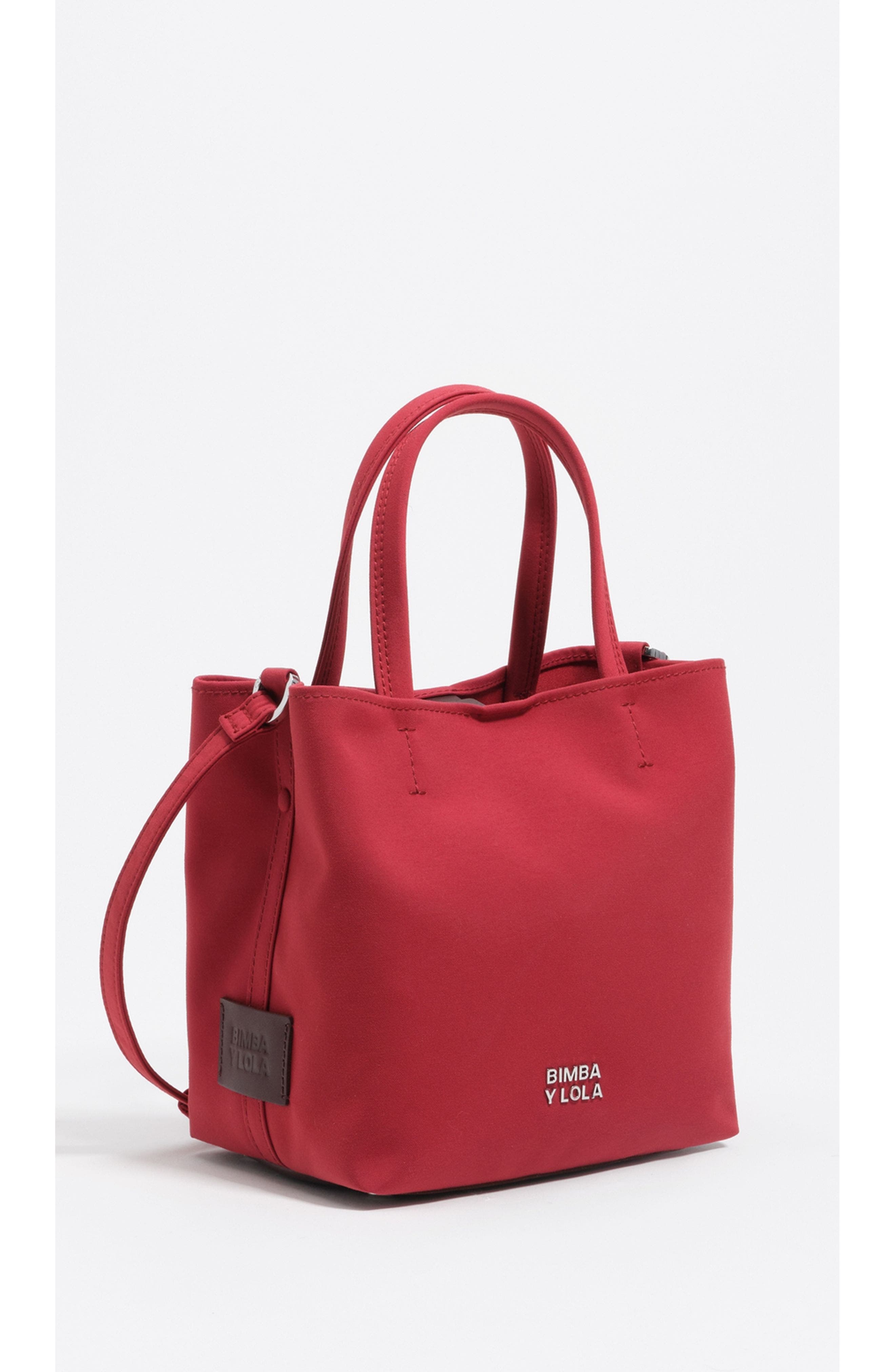 Bimba y Lola Small Nylon Chihuahua Bag, Main, color, Dark Red