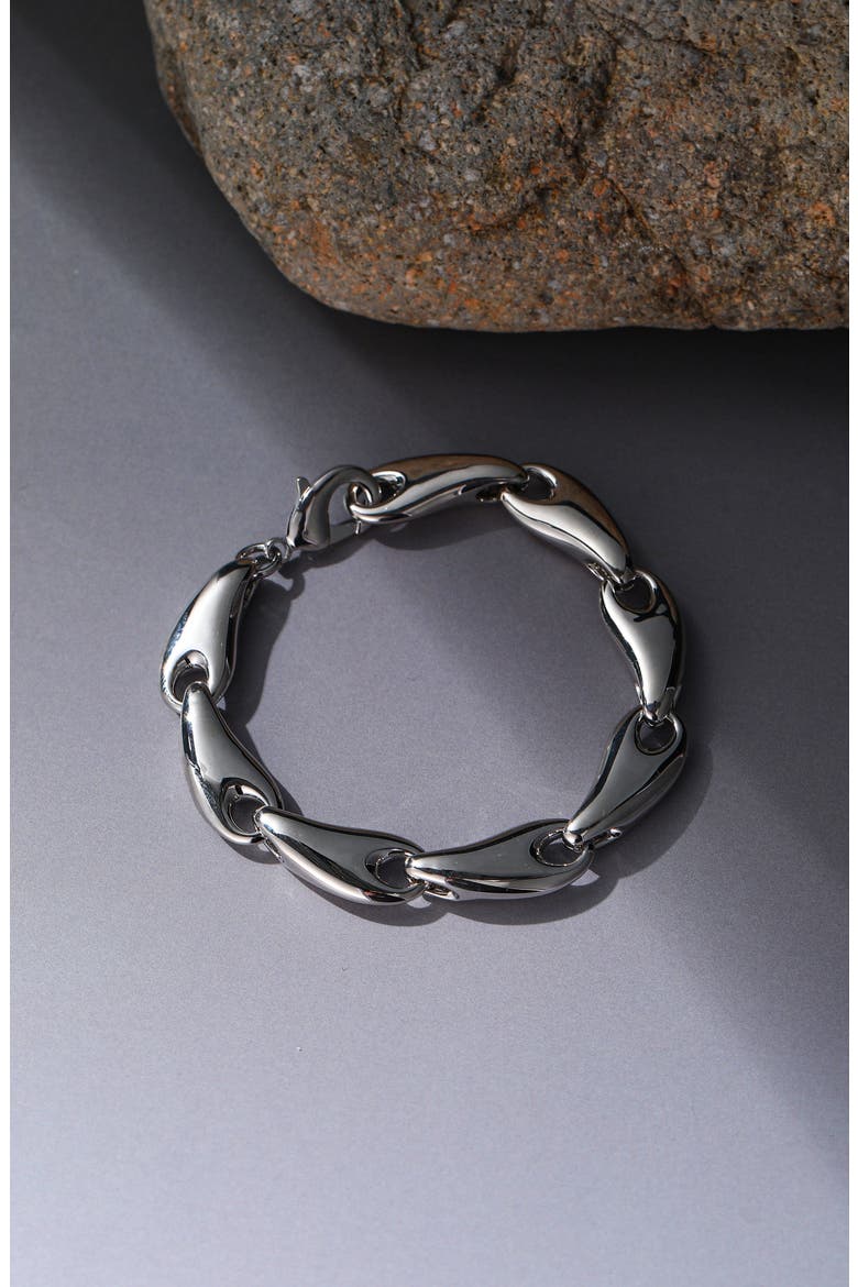 Grace Link Bracelet, Alternate, color, Silver