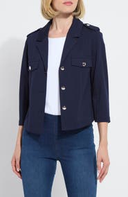 Lysse Veronica Crop Ponte Blazer