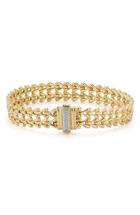Double Row Weaved Bracelet