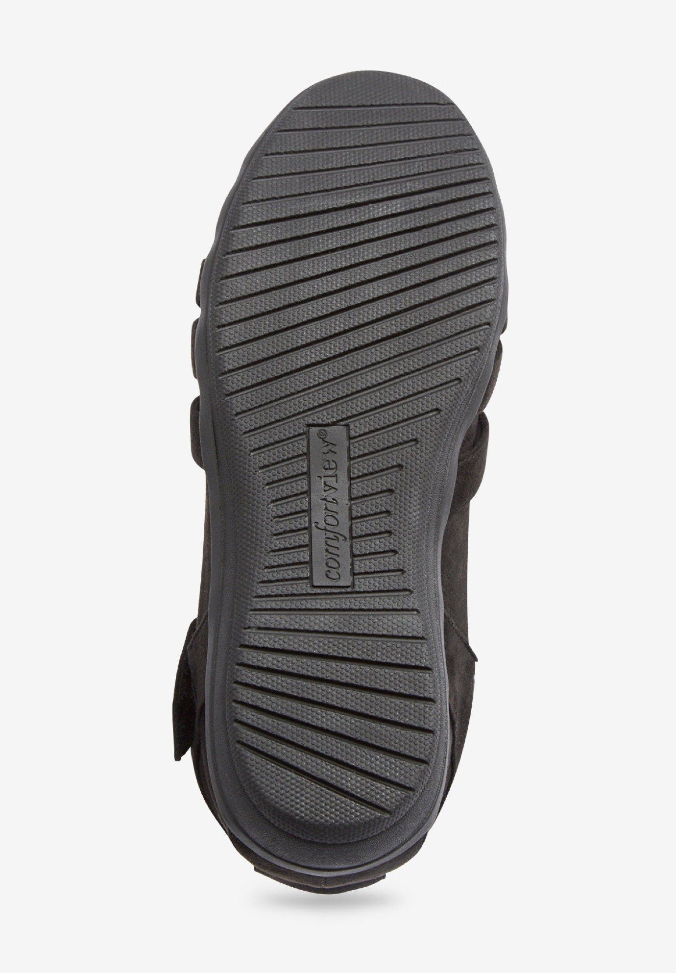 Comfortview The Landyn Orthotic Flat, Alternate, color, Black