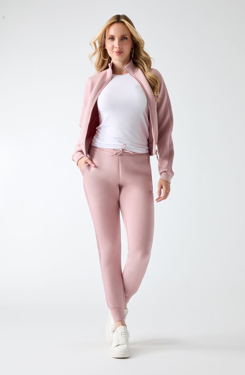 GUESS Allie Scuba Knit Joggers, Alternate, color, Light Pink